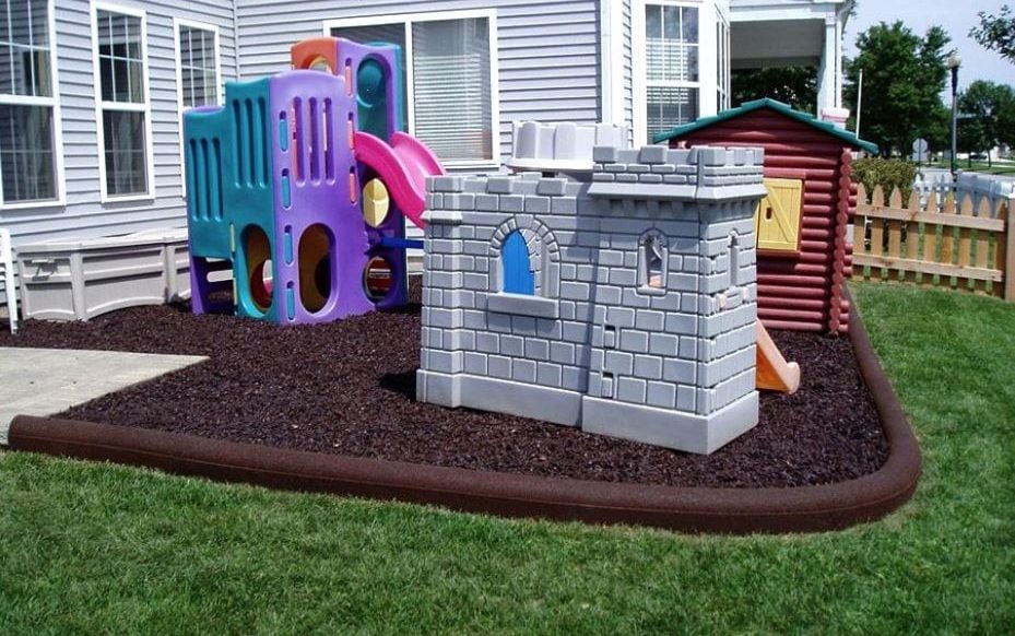 Artificial Grass on playground equipment